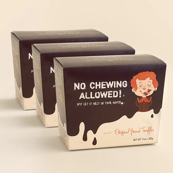 No Chewing Allowed Chocolate Truffles